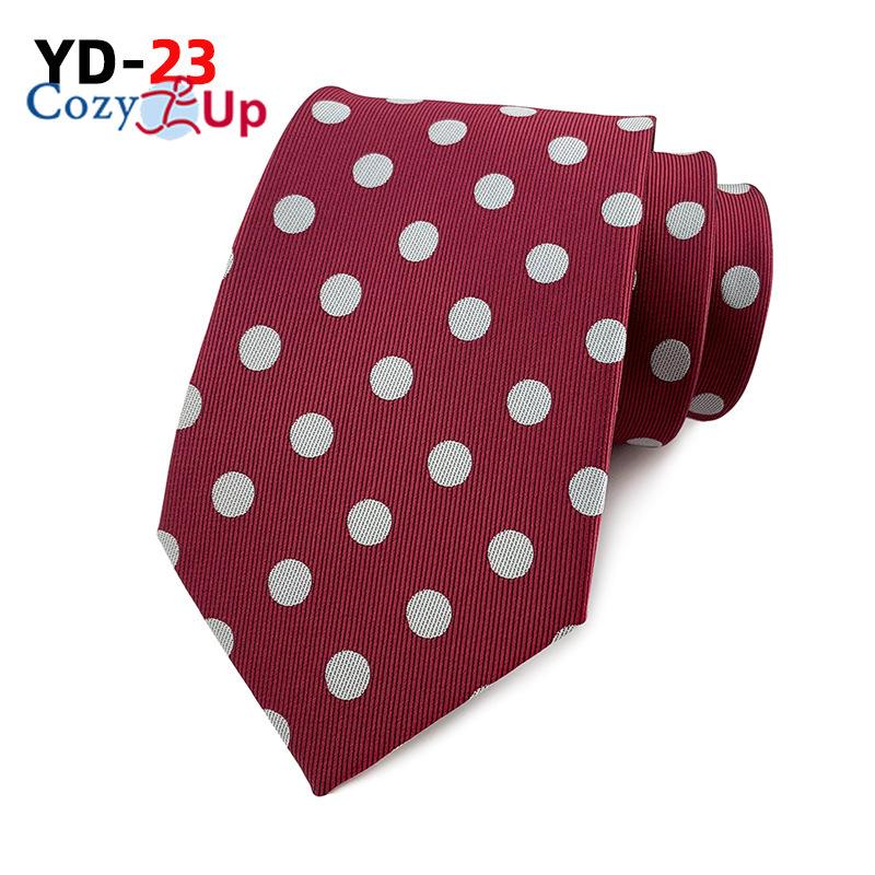 3.15" Fashion Wave Dot PaisleyTies Cravată pentru bărbați Circle Dot pentru nuntă