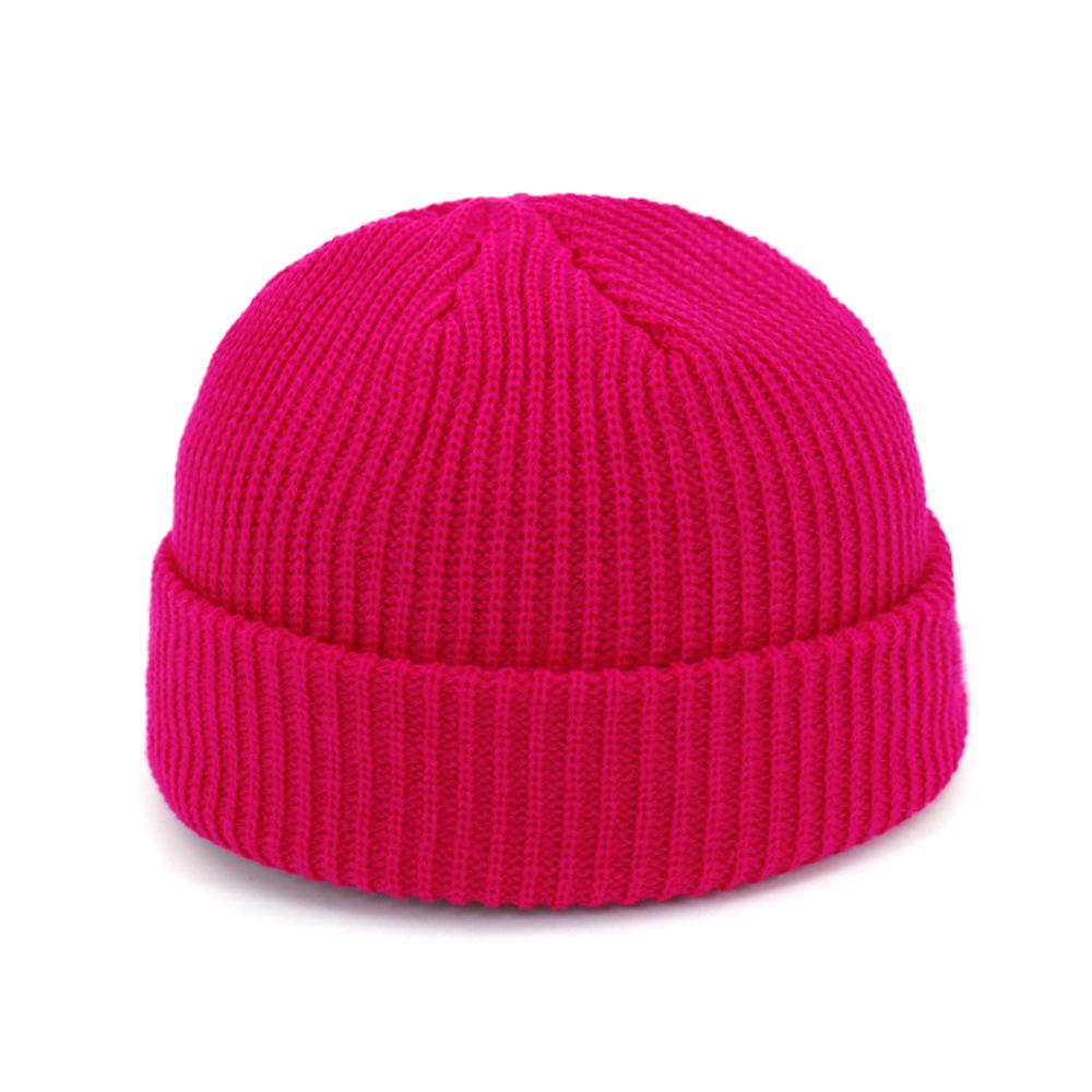 2020Fashion Hip Hop Beanie Strickmütze Männer Skullcap Frauen Winter Warm Brimless Baggy Melon Cap Manschette Docker Fisherman Beanies Hüte