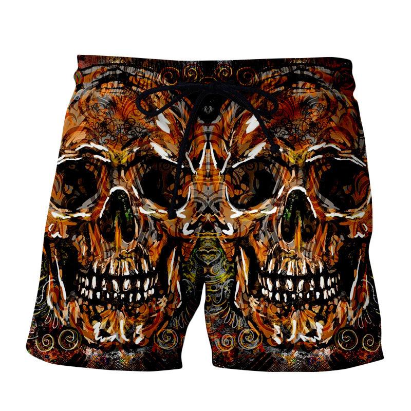 2025 Summer New 3D Digital Printed Beach Shorts Hawaii Daily Leisure Sports Men's Beach Shorts
