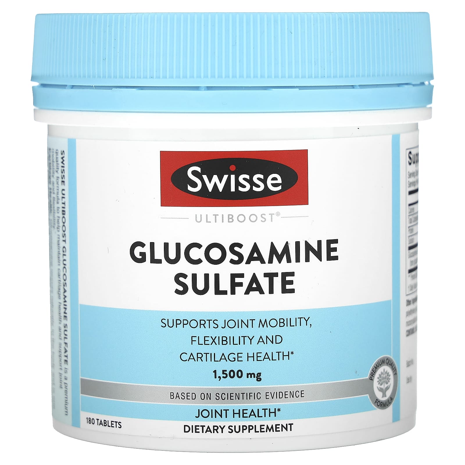 

Ultiboost, Glucosamine Sulfate, 1,500Mg, 180 Tablets