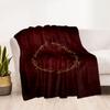 Lord Of The Rings Symbol Flannel Blanket-Soft and Suitable for Sofas,Beds,Offices,Travel,All Seasons,Great Gift for Holidays and Birthdays.