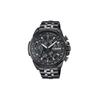 EDIFICE Series Waterproof Quartz Movement Stainless Steel Strap Japanese and Korean Watch Men's Watch Black Dial EF-558DC-1A