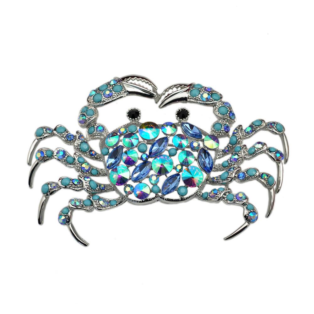 Fashionable Crab Animal Brooch Trendy Corsage