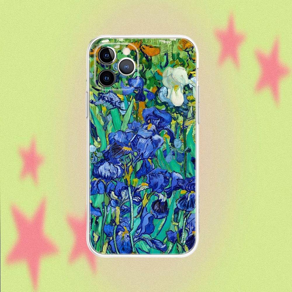 

Art Van Gogh Paintings For iPhone 17,16,15,14,13,12,11,Air,X,XR,Pro,Max,Plus Transparent Clear Cover iPhone16promax