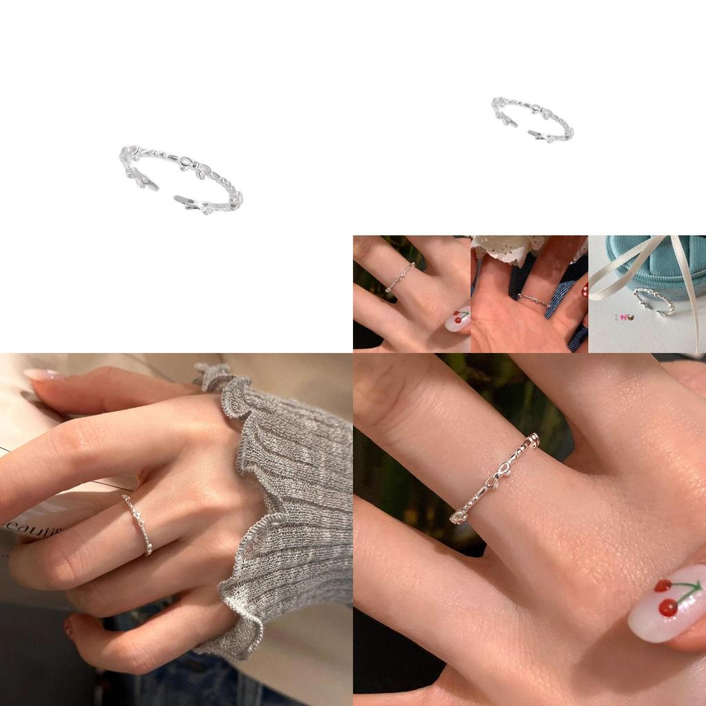 Fashionable Copper Bowknot Ring For Women Offering Graceful Design And Timeless Elegance