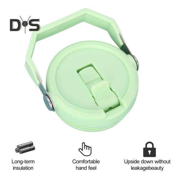 Náhradní víčko na 30oz tumbler s výklopnou slámkou, prachotěsnou zátkou, gumovým kroužkem odolným proti rozlití, slámkou, opakovaně použitelným víčkem na kelímek