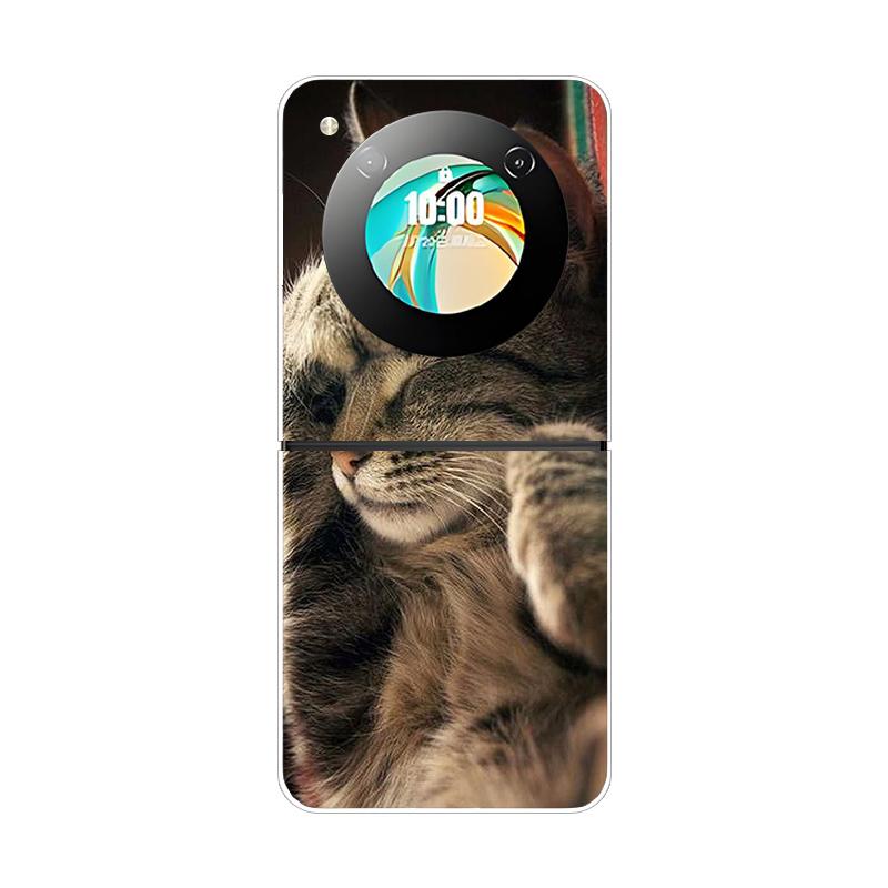 Pevný PC kryt pre ZTE Nubia Flip 2 Nárazuvzdorné puzdrá na telefón pre ZTE Libero Flip 2 5G Zadný priehľadný kryt Flip2 Coque Funda