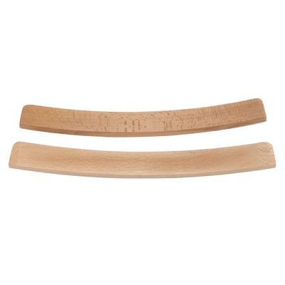 2PCS Curved Cards Holder for Kids Seniors Adults Solid Wood Curved Tray Rack Organizer for Bridge Canasta Strategy Card Playing