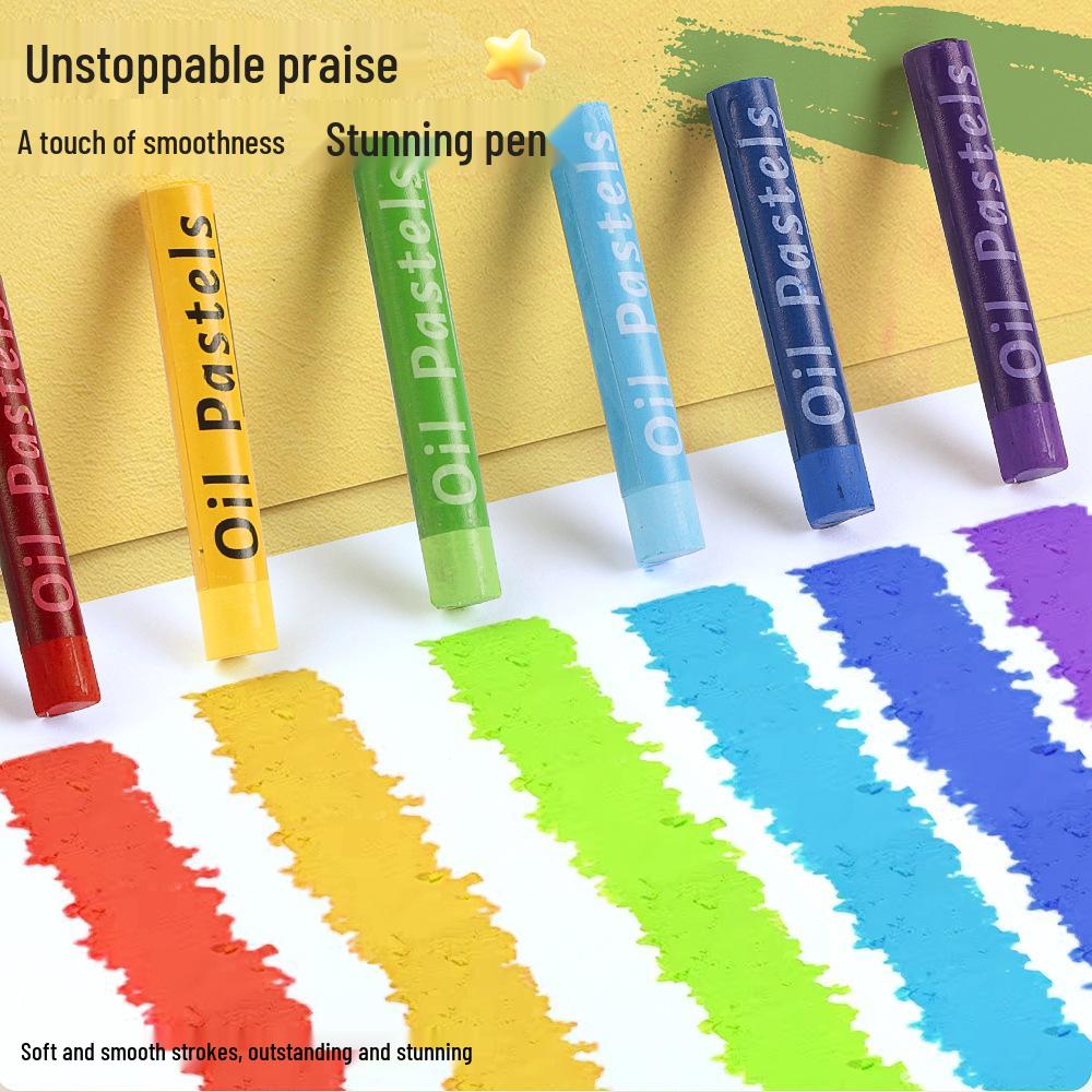 True Color Macaron Oil Pastels: Professional-Grade, Smooth, Super Soft Crayons