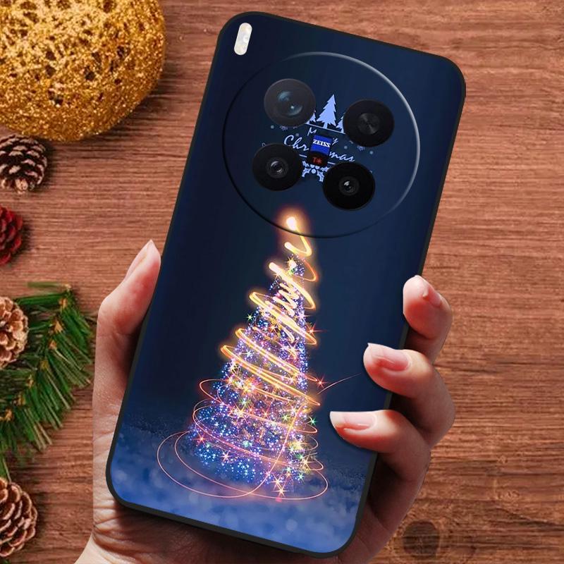 Christmas Painted Cover For Vivo X300 Pro Case V2502A Silicone Soft Phone Cover For Vivo X300 5G V2509A Capa 2025 New Fundas