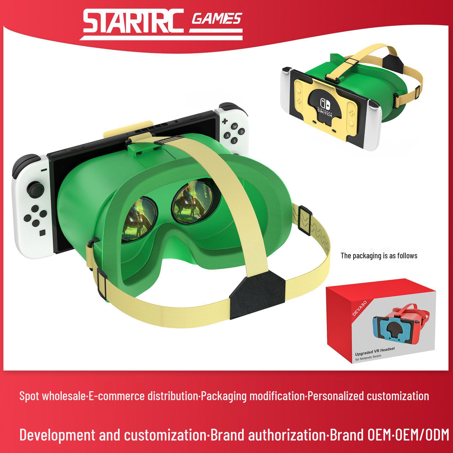 

В наличии: Очки виртуальной реальности Nintendo Switch 2 - Гарнитура HD 3D, Рождественский подарок, Аксессуар для игровой консоли