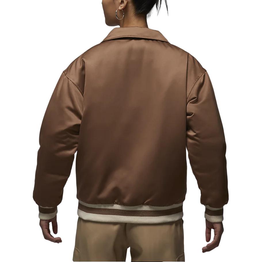 Jordan Loose Fit Long Sleeve Jacket Women Jackets Ancient-Brown Legendary-Light-Brown FV7138-223