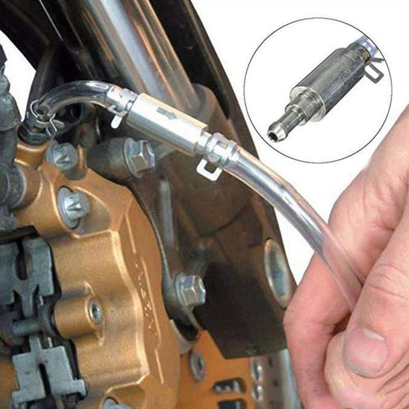Pompa Strumento per Sfiato Freni Moto Cambio Olio con Valvola Unidirezionale Tubo Sfiato Frizione Freno Auto Strumento Cambio Olio Fluido Freni Auto