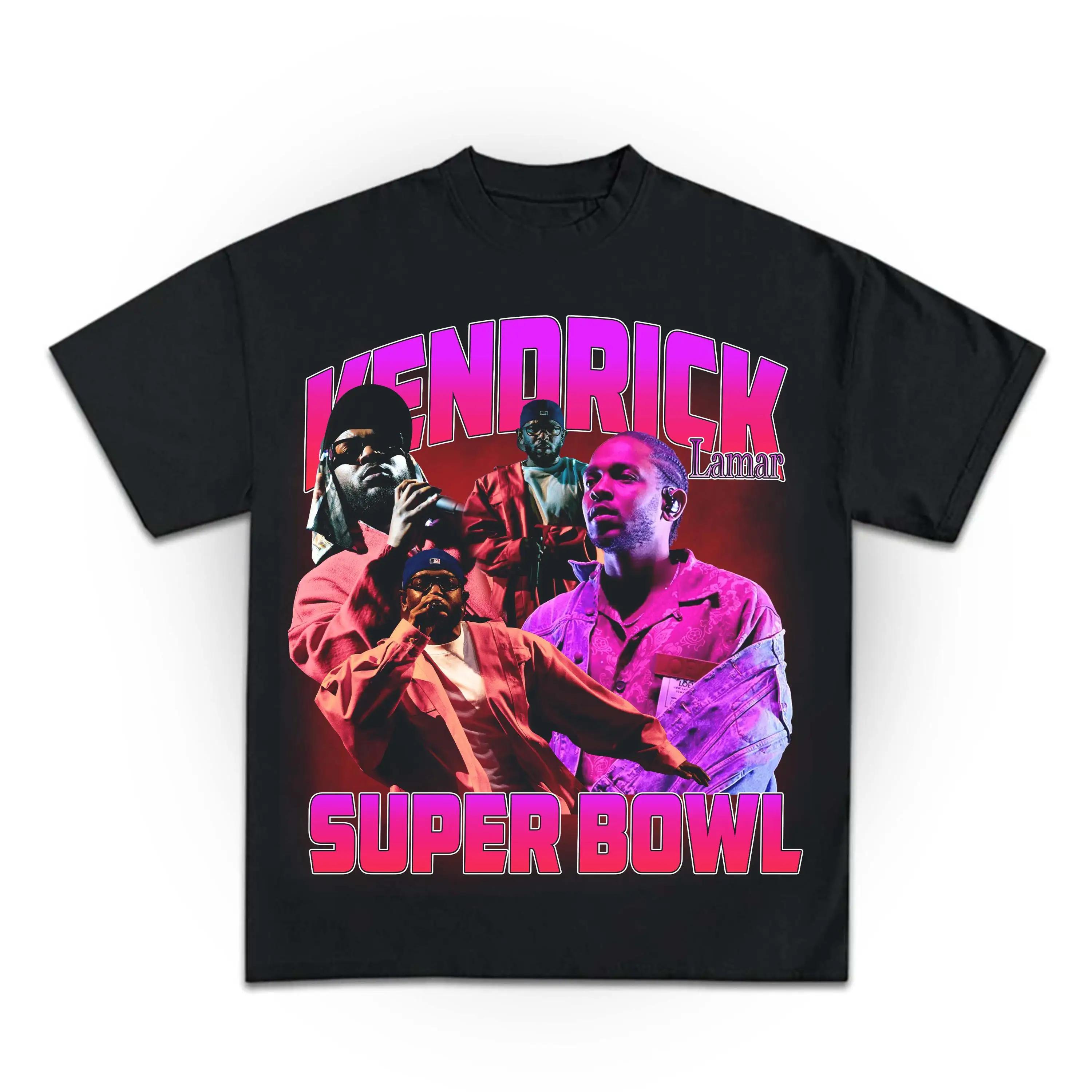 Kendrick Lamar T Shirt Vintage Superbowl 90S Usher Rap Hip Hop Fan S