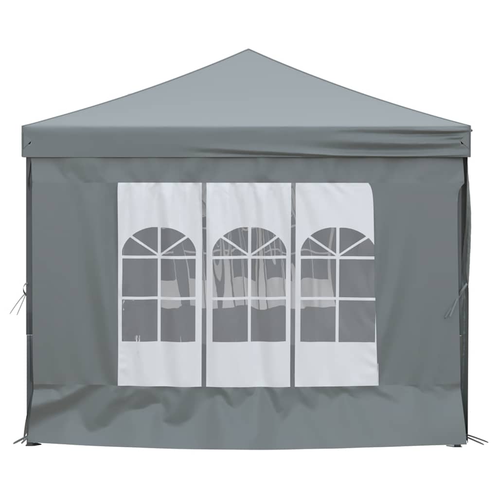 Vidaxl Foldable Party Tent With Walls, Anthracite, 3X6 M