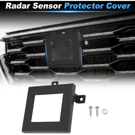 Radar Sensor Protector Cover for Honda CR-V CRV 2023 2024 2025 Front Distance Grille Emblem Radar Sensor Anti-Theft Bracket Frame with Screws