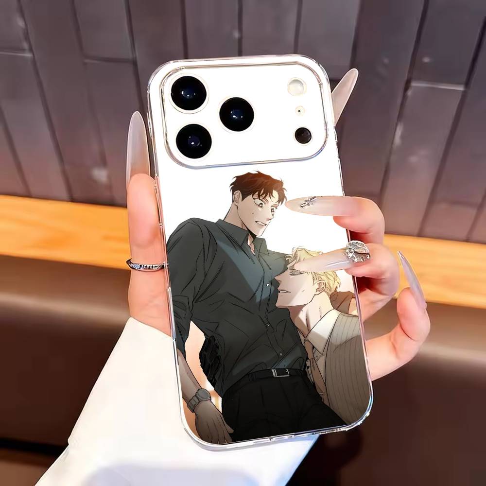 BL Manhwa R-roses And Champagne Phone Case For iPhone17,16,15,14,13,12,11 Plus,Pro Max Soft Transparent Cover