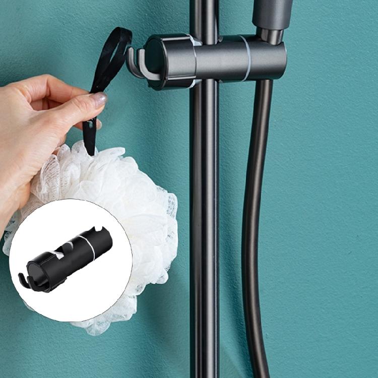 Handheld Shower Holder No Damage Wall Mount Adjustable Rod ABS Bathroom Fixture 10cm Length For Flexible Installation
