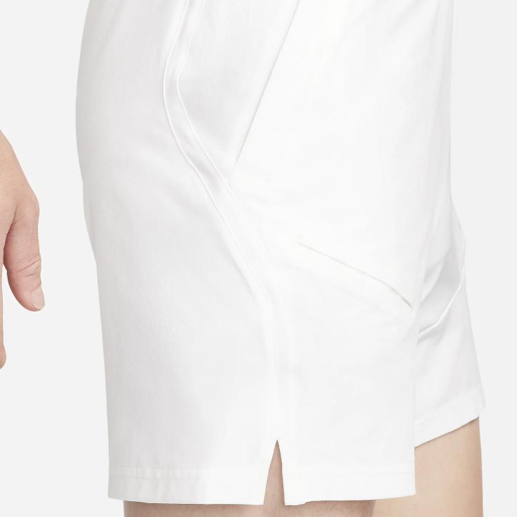 Nike Logo Drawstring Quick-Dry Casual Shorts Men Bottoms White FD5337-100