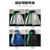 Thickened cotton jacket men's youth winter warm short cotton jacket matchwork couple style hooded padded jacket trendy cotton clothes