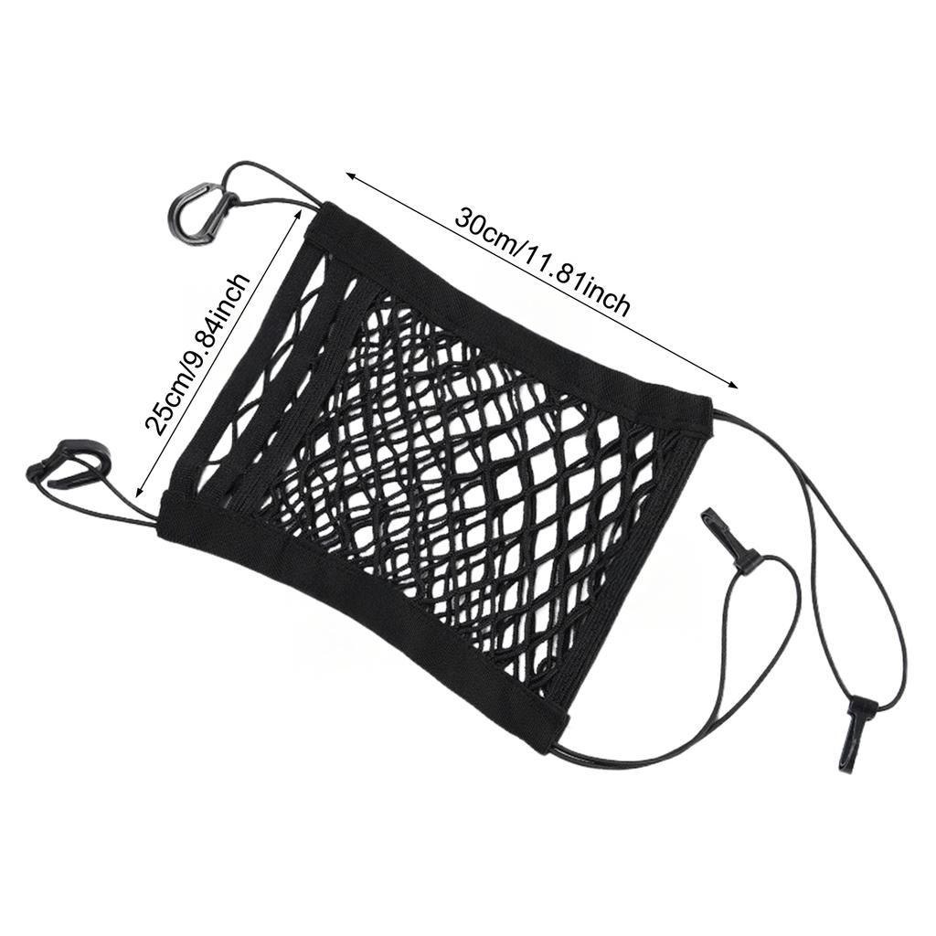 Car Seat Gap Mesh Organizer Stretchable Mesh Pocket Organizer Holds Phone Keys Sunglasses