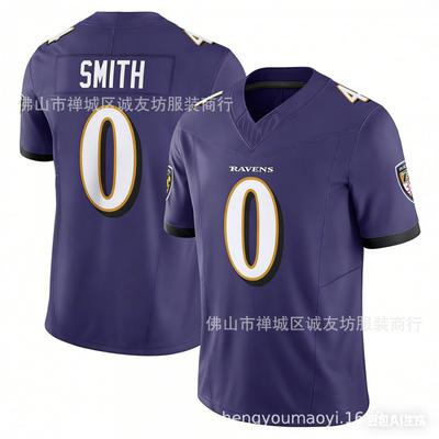 Ravens 3 Smith Football Jersey Mens All-season Sports Shirt Purple S-XXXL
