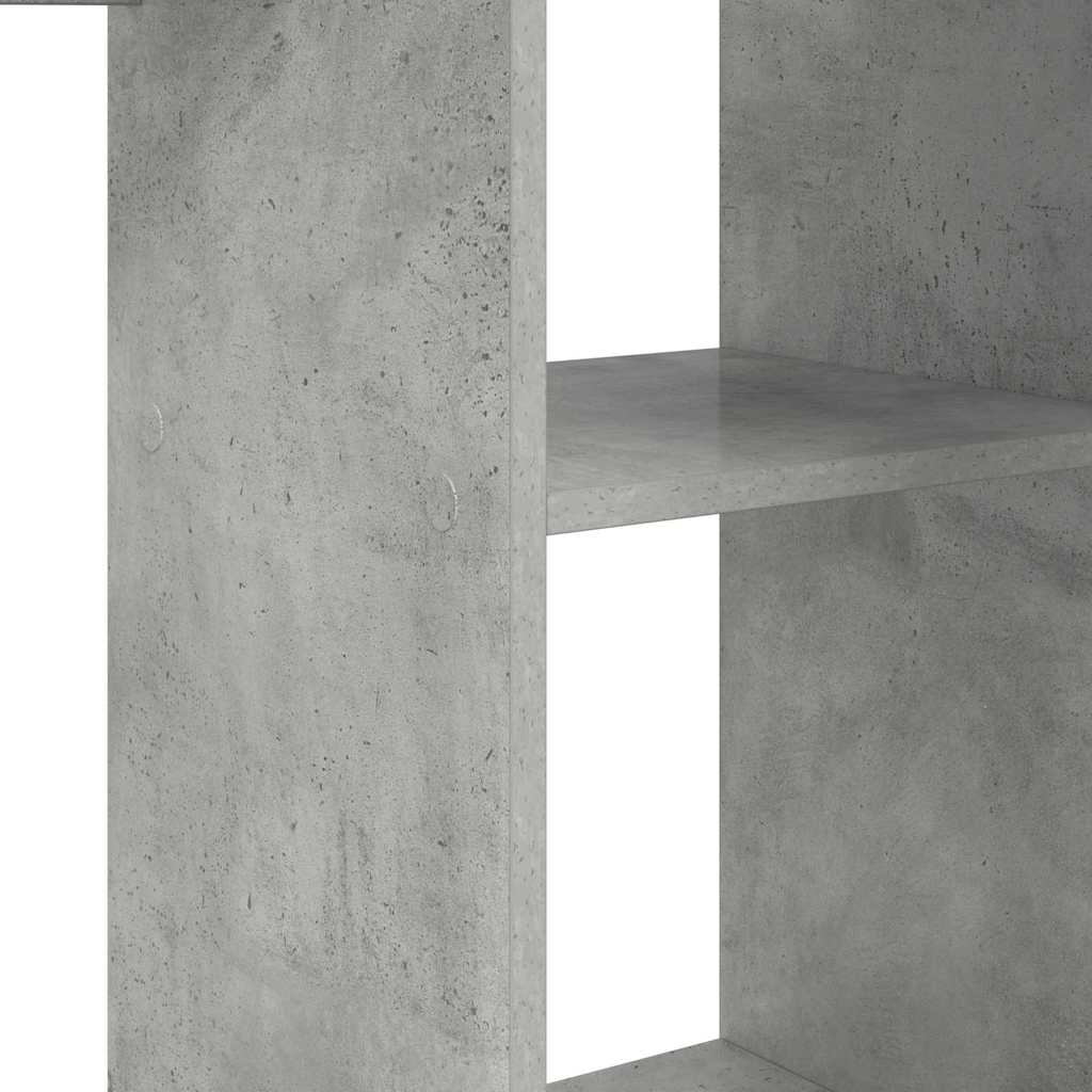 Concrete Grey Desk 142 x 102 x 73 cm Particleboard