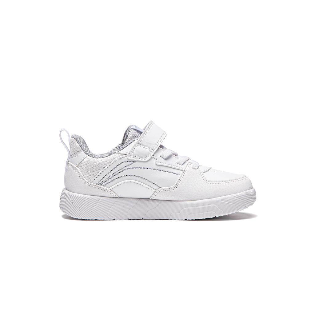 Li Ning Kids Fashion Comfortable Shock Absorption Rebound Sneakers Kids Sneakers Standard-White YKNU060-1
