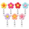 Nieuwe bloemvormige intrekbare badgehouder voor verpleegkundigen, met clip voor studenten, artsen, werk-ID-kaarthouders, sleutelhangers, accessoires, sieraden en cadeaus.