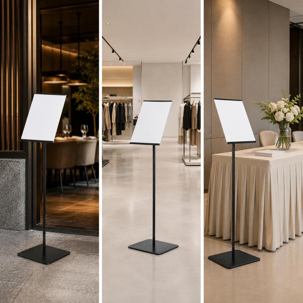A3 Size Poster Display Stand Portable Freestanding Sign