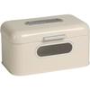 Bread Box - Echtwerk - Metal - Cream Color - Dimensions 30x20x15.5 Cm - Vintage Style