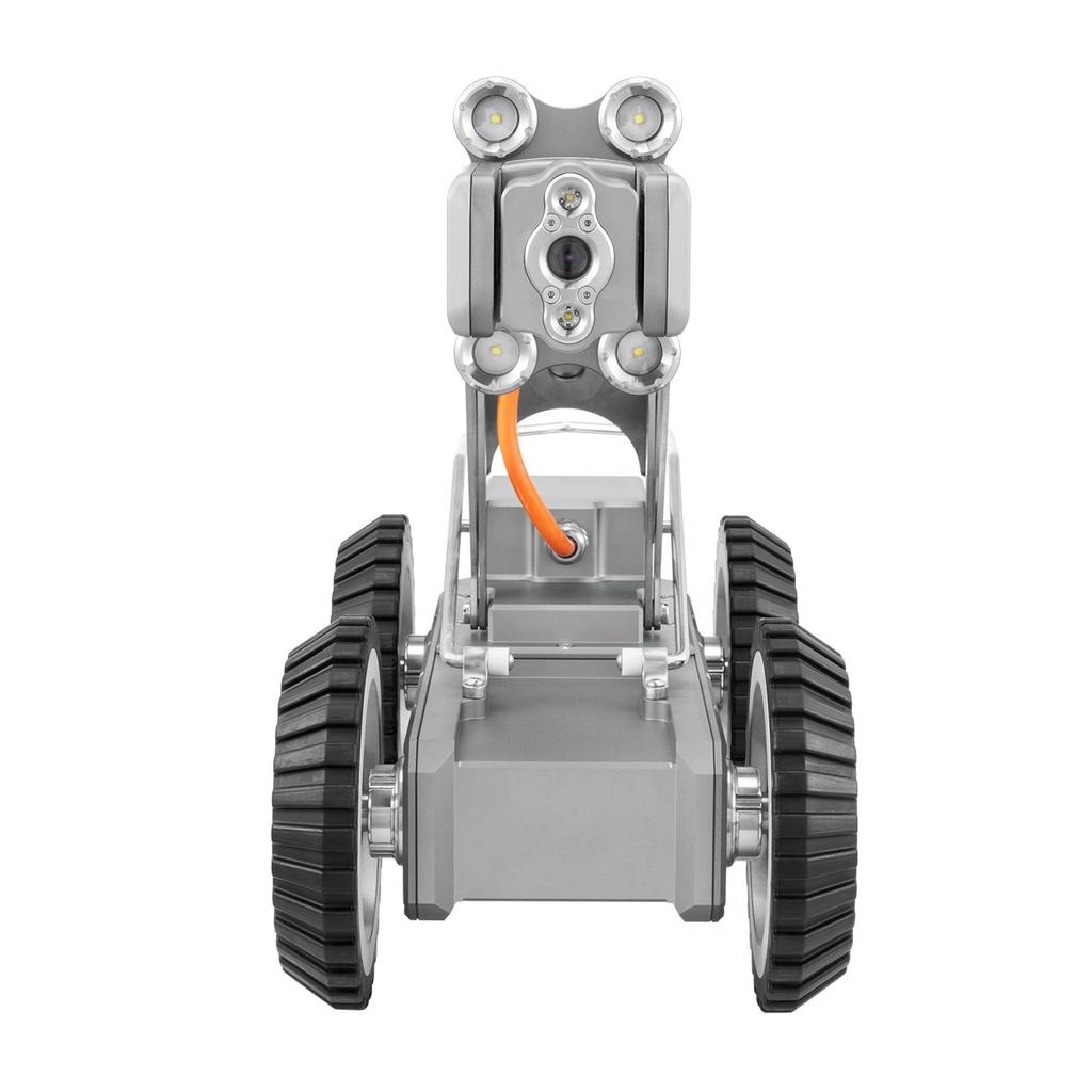 VEVOR Rioolinspectierobot, 60m Pijpleidingdetectie Kruiprobot met 2MP Voor-/Achtercamera & Touchscreen Tablet