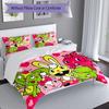 3pcs Happy Tree Friends3 pattern bedding set duvet cover set includes duvet cover &pillowcases, perfect all season bedroom decoration & gift
