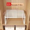 Retractable Wardrobe and Shoe Cabinet Shelf Divider for Dorms