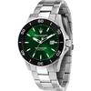 Competizione Diver Green Stainless Steel Men's Quartz Watch with Date R8853100038
