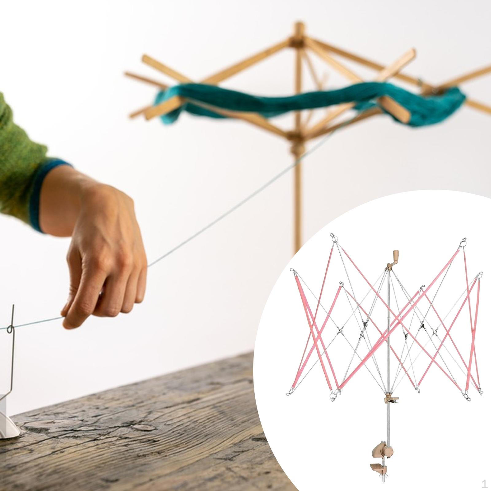 Umbrella Yarn Winder Knitting Holder Rack Easy to Use DIY Wool Winding Hand Part for 1800₽