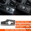 For BMW X3 F25 X4 F26 2011 2012 2013 2014 2015 2016 2017 Center Console Trim Real Carbon Fiber Stickers Car Interior Accessories