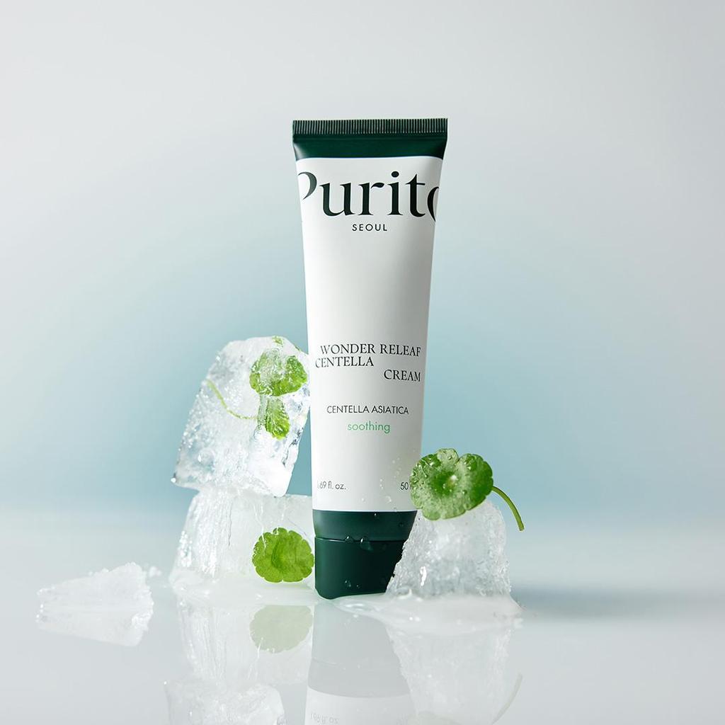 Purito Seoul Wonder Relief Centella Cream – Soothing Repair Moisturiser, Korean