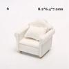 1:12 Cute Doll Chair Stool Miniature Sofa Dollhouse Miniatures Accessories Simulation Furniture Model Toys Kids Pretend Play Toy