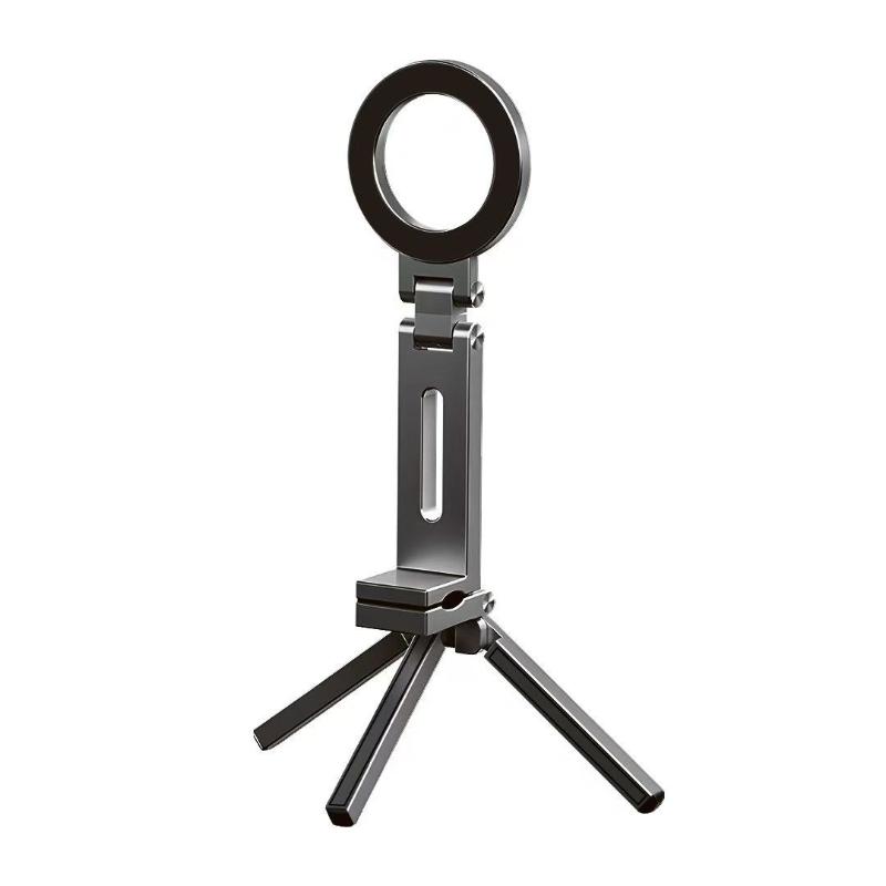 1 шт. 360° Вращающаяся Портативная Складная Магнитная Штативная Стойка-Держатель для Телефона Аксессуары для Путешествий Видеосъемки