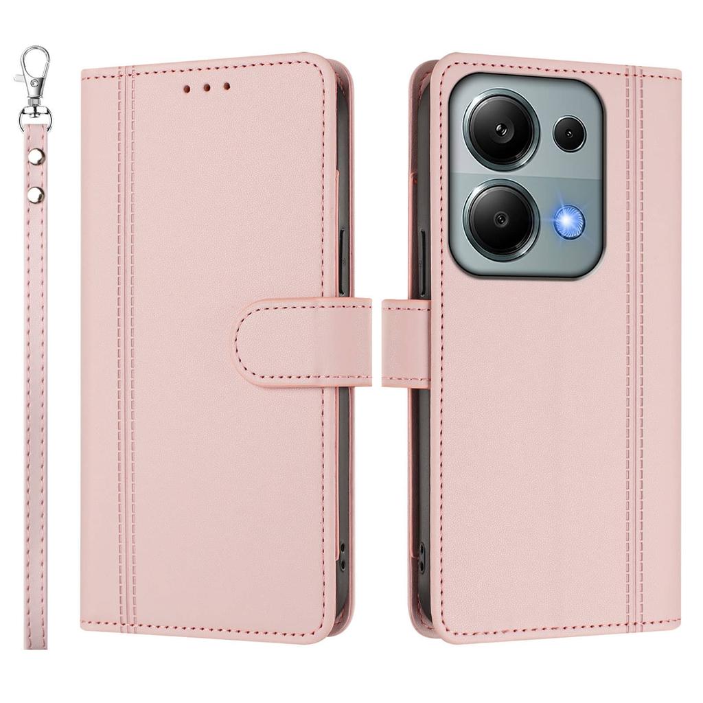 Wallet Case for Xiaomi Redmi K90 Max 15A Note 13 Pro 9 10 Pro Max 11 13 Pro Plus Cover Slim Flip Magnetic Clasp with Kickstand