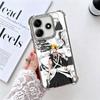Bleach Anime Ichigo Kenpachi Plating Phone Case For Xiaomi Redmi Note 14 15 Pro Plus 13 12 11 11S 11T 10 9S 9 5G Anti-Fall Airab