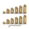 Motorcycle Reusable Brass Wheel Spoke Balance Weights Refill Kits 14pack