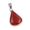 Natural Red Onyx Gemstone Handmade 925 Solid Silver Jewelry Pendant 1.50'' y2q81