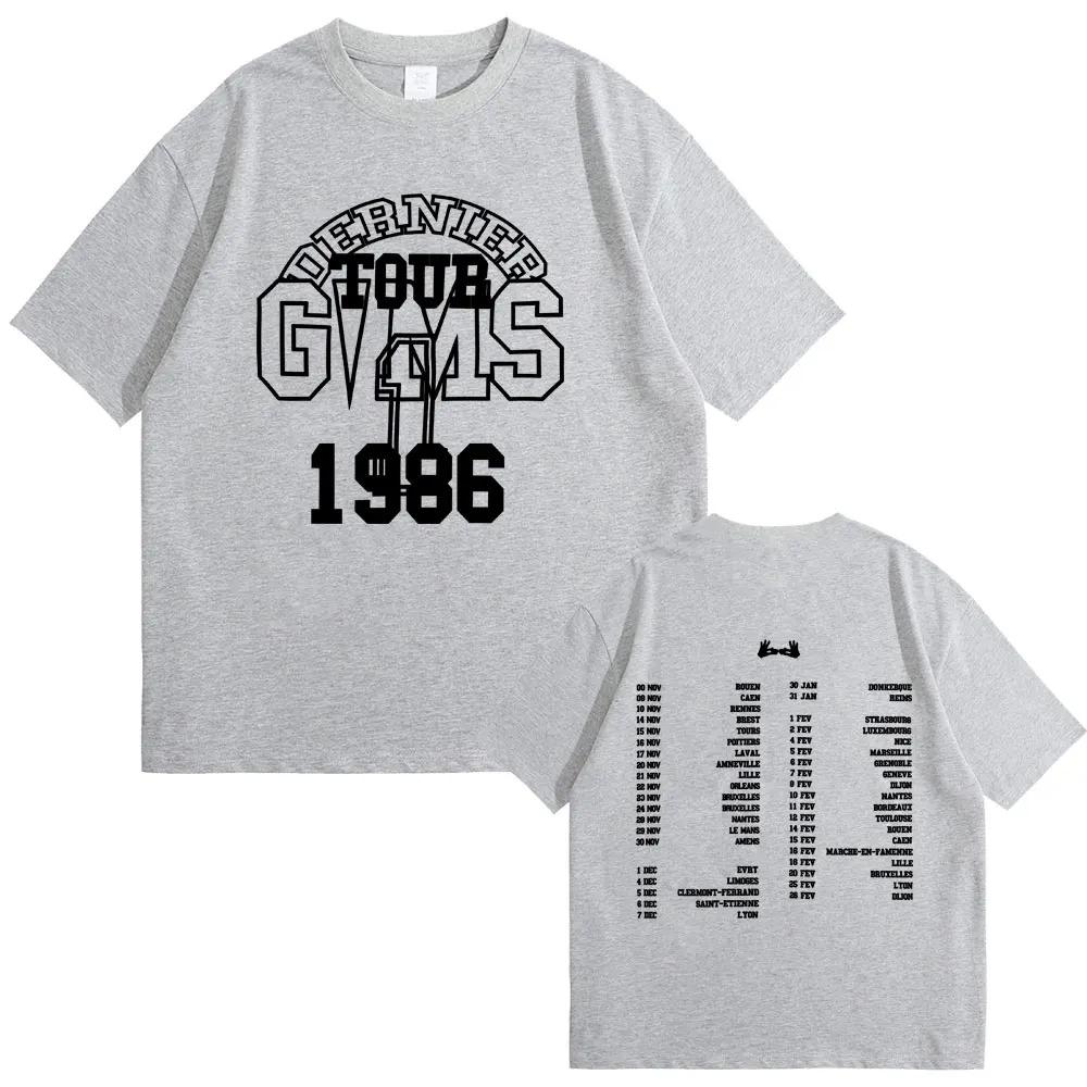 2026 Rapper Gims Dernier Tour T-shirt LES DERNIERES VOLONTES DE MOZART Merch Streetwear Men Women Hip Hop Fashion Pop Music T Shirts