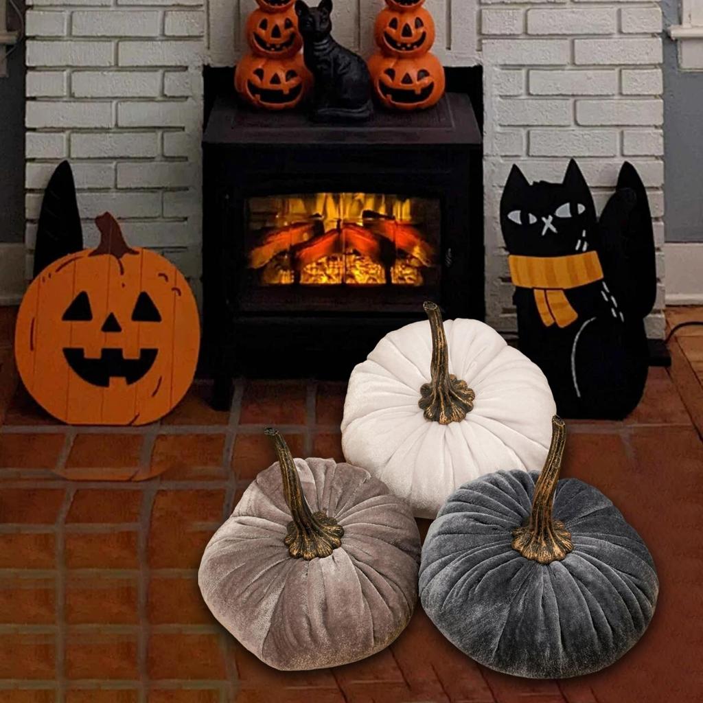 Pumpkin Trio for Thanksgiving Home Decoration