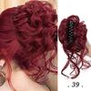 Multi-Color Long Tassel Hair Tie Clip with Fluffy Silk Flower Bud - Celebrity Style