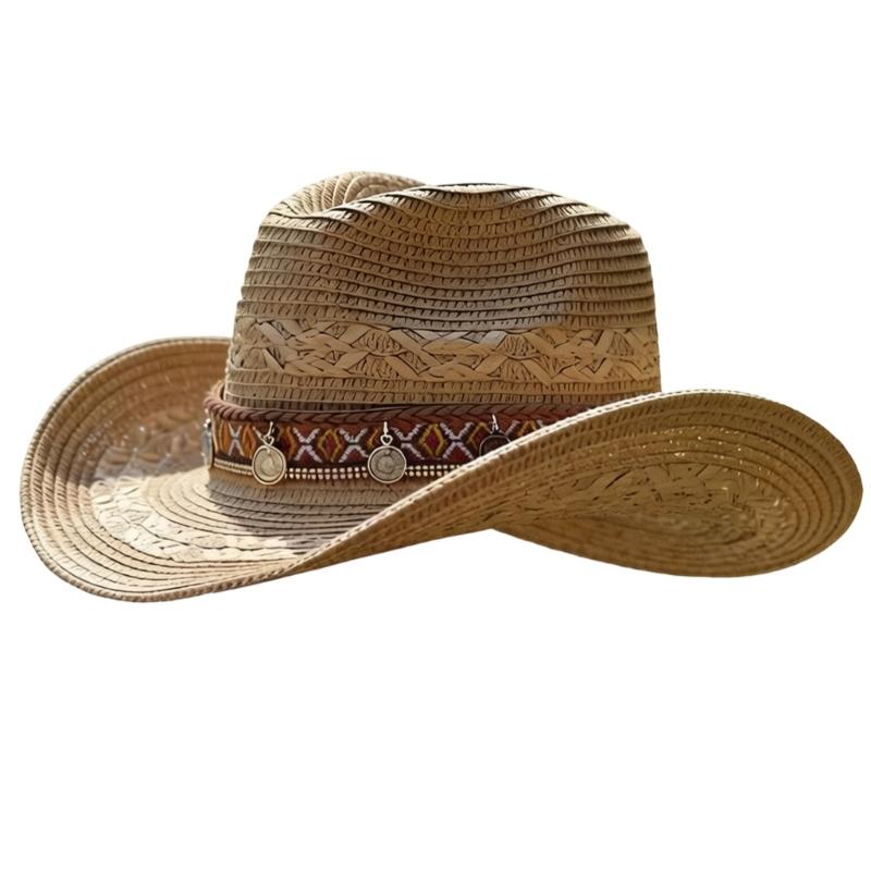 

Woven Sun Hat Breathable Paper Straw Panama Hat For Women Men Daily Outfit And Outdoor Activity Camping Travel Wear os