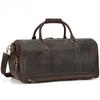 Mad Horse Leather Men's Bag Vintage Strap Shoe Bin Duffel Travel Bag Dry and Wet Separation Fitness Bag Genuine Leather Travel Bag for Men