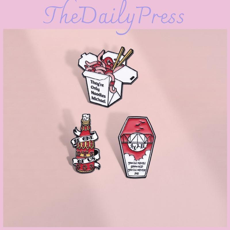 Cartoon Trendy Alloy Character Brooch Eyecatching Decorative Pin For Lovers Fashion